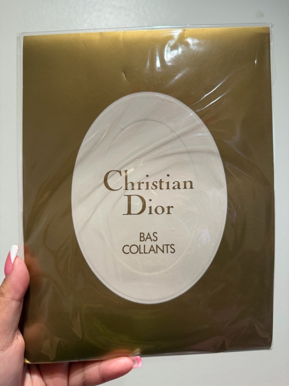 Christian Dior Embroidered Sheer Tights in off white - Picture 4 of 4